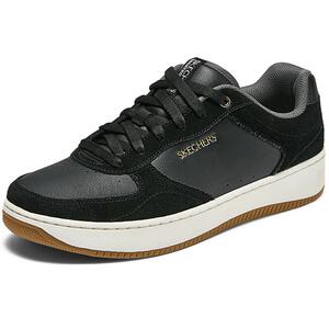 Skechers斯凯奇男士舒适休闲透气轻盈高回弹鞋垫时尚百搭复古板鞋