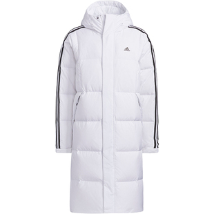 Adidas/阿迪达斯官方冬季男子连帽中长款保暖羽绒服IT8713
