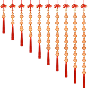 天然葫芦挂件串门对门帘福禄饰品大中国结挂饰开口小胡芦小号手捻