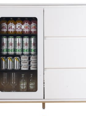 HCK哈士奇超薄冰吧餐边柜套装