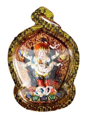 项链白六臂玛哈嘎拉大黑天擦擦佛