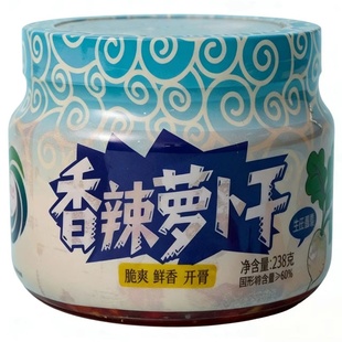 侯屯香辣萝卜干即时即食凉拌菜瓶装咸菜香脆开胃菜风干罐装腌制