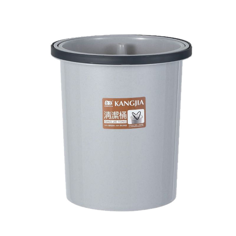 茶桶茶渣桶大号茶水分离垃圾桶圆形带漏筐塑料办公室废茶叶过滤桶