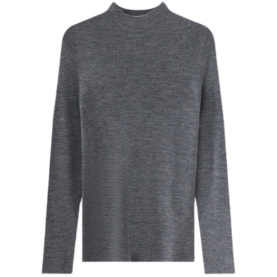 扬子纱无缝一体半高领羊毛打底衫