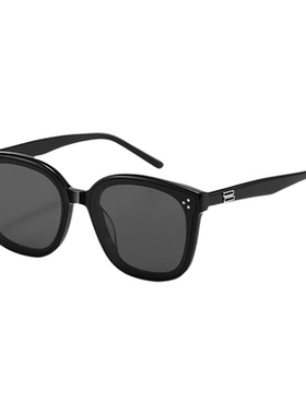 新款猫眼墨镜女BY高级感板材太阳眼镜黑超大框显瘦防晒开车gm男潮