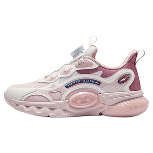 琉光|鸿星尔克童鞋儿童运动鞋女童学生旋钮鞋子中大童新款跑步鞋