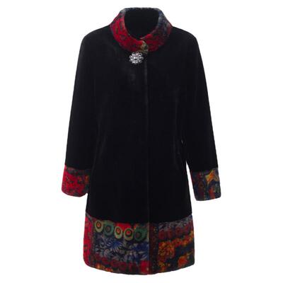 220斤妈妈洋气高贵皮草外套秋冬