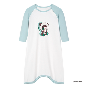 ibaby&泡泡玛特儿童恒温睡袍春夏季男童睡衣女童宝宝睡裙睡袋两用
