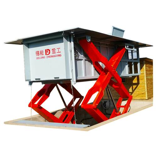 地埋式垃圾压缩装置 垃圾转运站配套设施 室外型8立方垃圾压缩机