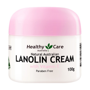 HealthyCare澳洲进口葡萄籽绵羊油保湿滋润护肤品维e面霜原装正品