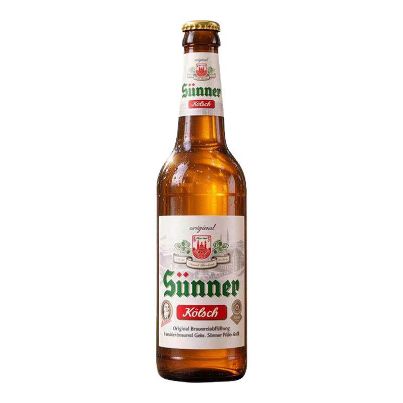 德国进口科仕老祖科隆啤酒传统酿造科隆啤酒小麦精酿500ml瓶装