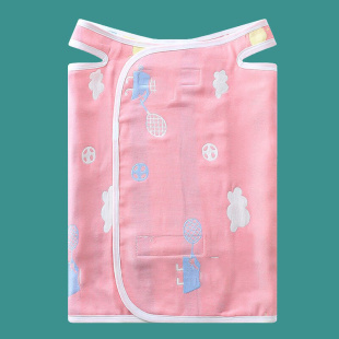 睡袋儿童夏e款 防踢被神器宝宝睡觉护肚子防着凉纱布婴儿肚兜小