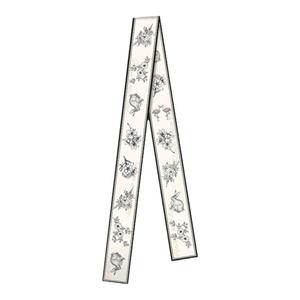 xinuosichou惜诺 猫科动物 原创桑蚕丝长条丝巾腰带 真丝飘带系脖