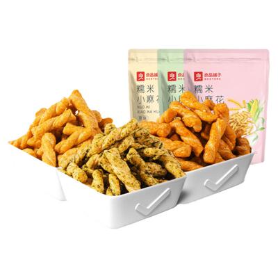 良品铺子糯米小麻花160gX4袋