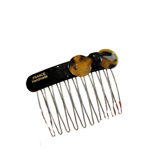 气质复古蝴蝶结发梳高颅顶百搭刘海夹碎发整理侧边夹倒插梳发饰