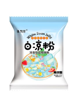 白凉粉双皮奶粉网红冰凉粉自制家用diy食用冰粉独立小包装烧仙草