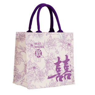 托特包帆布定制立体飘带帆布袋环保硬底广告企业培训班印字logo