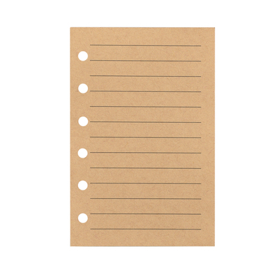 A7手帐内页活页纸牛皮内芯书写纸