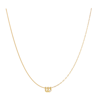 ARSIS印记简约字母吊坠项链