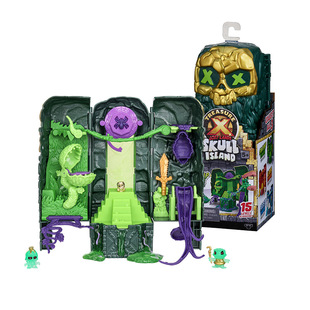 Treasure X宝藏冒险家骷髅岛巨型神殿宝塔儿童男孩玩具开学礼物