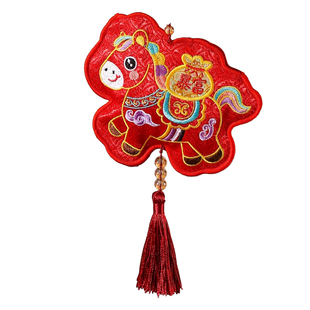 马年布艺红包袋2026新款春节过年高档刺绣压岁钱包千元儿童利是封