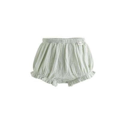 OakFamily女宝宝花苞短裤