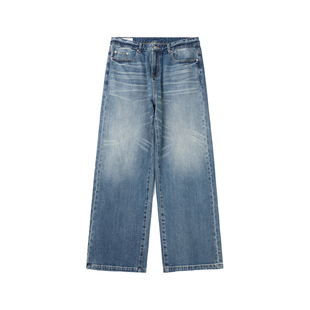 VMCL康龙面料A字微喇叭水洗猫须牛王牛仔长裤男25AW vermicelli