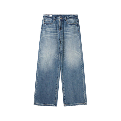 VMCL康龙面料A字微喇叭水洗猫须牛王牛仔长裤男25AW vermicelli