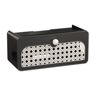 插线板收纳盒桌面大号插排拖板插座电源线充电线电线收纳理线神器