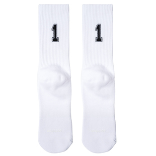 sockkon 男士高筒数字NO1069运动健身棉袜子篮球足球毛巾底吸汗