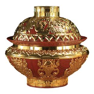 藏式糌粑盒子紫铜糖果罐子藏香祥云盒食物盒藏族工艺酥油盒吉祥盒