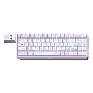 梦游键帽淡粉热升华原厂pbt客制化热升华适配60/61/75/87/99/104