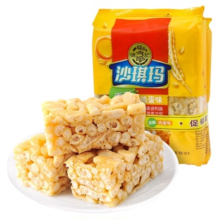 徐福记沙琪玛鸡蛋芝麻味糕点160g营养早餐零食小吃点心零食萨其马