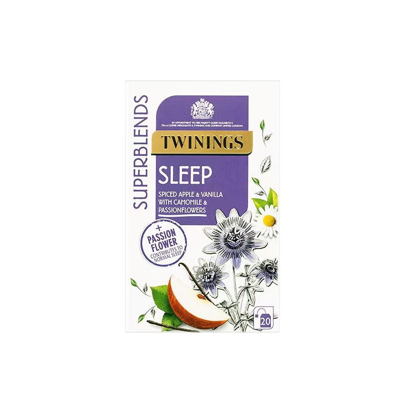 【会员专属购】TWININGS川宁草本睡眠茶0咖啡因西番莲茶SLEEP茶包