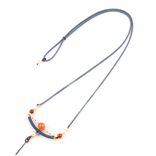 高档吊坠绳珠宝挂件绳翡翠玉坠吊坠挂绳精美细款锁骨链手工编制