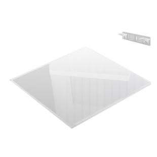 亚克力衣柜分层隔板置物架免打孔鞋柜层板壁龛柜子透明分隔板定制