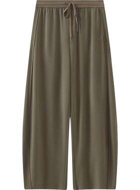 【商场同款】播26夏新品丝光面膜裤女通勤宽松休闲裤BDT2KD1747
