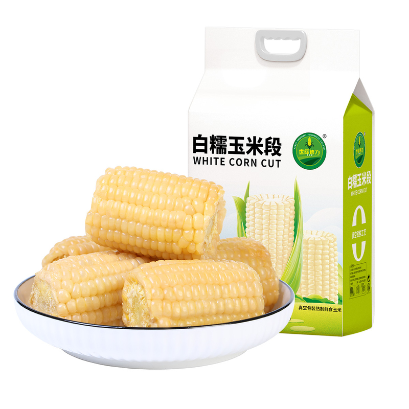 北方白糯玉米段真空锁鲜甜粘糯苞米低脂粗粮早餐代餐100gx12段