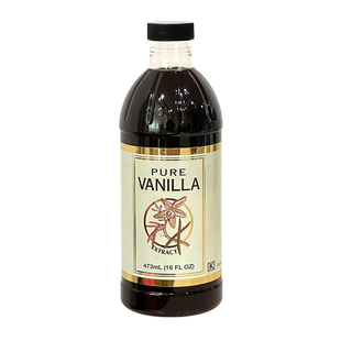 美国直邮Pure Vanilla纯天然浓缩香草精香草豆精华烘焙美食473mL