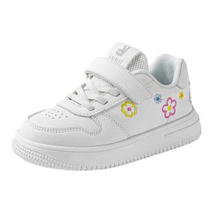 annil安奈儿童鞋女童运动鞋大童白色女款女孩校园小白鞋四季板鞋