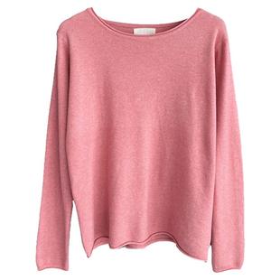 白色毛衣女2025新款爆款针织内搭春秋季上衣洋气高级感圆领打底衫