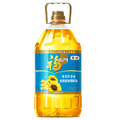 中粮福临门葵花籽清香食用调和油5L健康家用营养清淡食用烹饪油