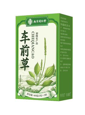 同仁堂车前草袋泡茶清热利尿