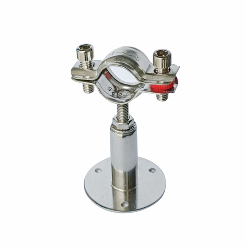 不锈钢管支架调节支撑架水管托架固定管卡燃气管四分六分管夹卡箍