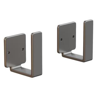 锅盖架免打孔 壁挂式菜板放置架 厨房置物架墙上砧板收纳挂架枪灰