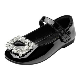 百丽童鞋儿童单鞋春季小女孩公主鞋女童皮鞋2026新款宝宝软底鞋子