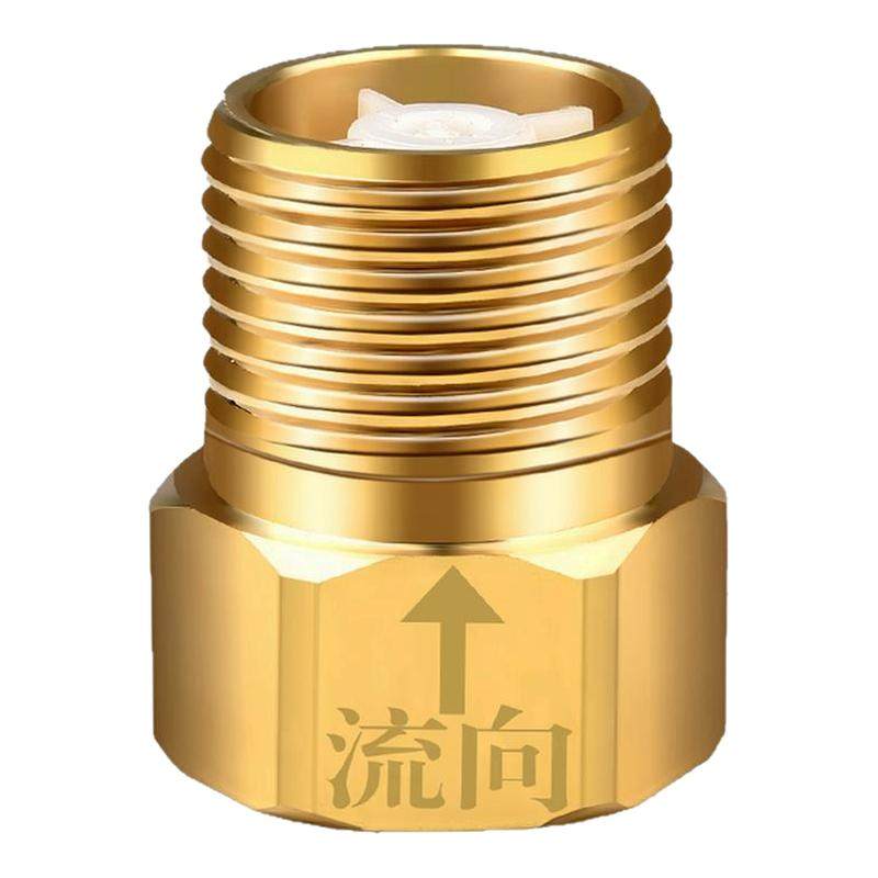 单向止回阀卫生间水管马桶防反水回水4分止逆阀热水器水表逆止阀