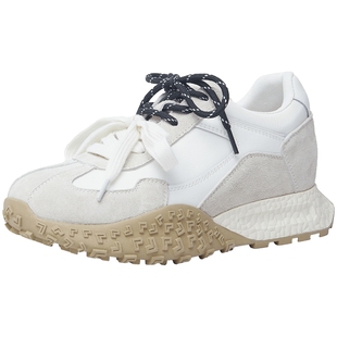 百田森松弛感德训鞋2025巨好看休闲鞋厚底女鞋增高夏季透气女鞋