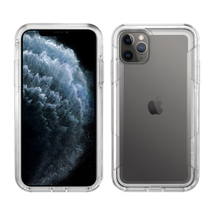 美国派力肯Pelican适用苹果iPhone Xr透明军工全包防摔手机壳带背夹高防护壳