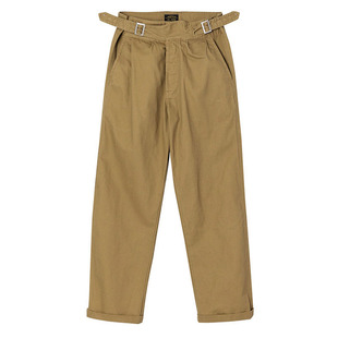 阿美咔叽男装复古廓尔格军裤休闲直筒工装裤宽松裤子男百搭潮冬季